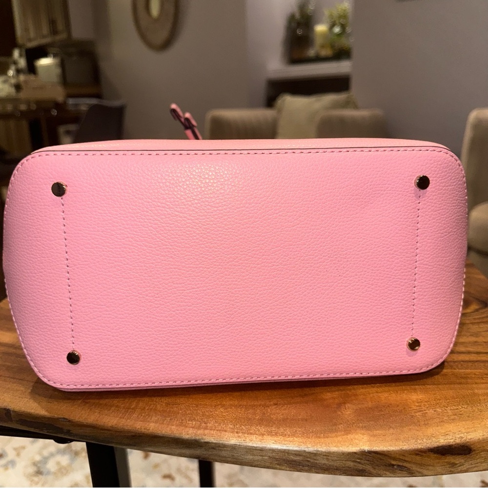EUC Kate Spade Eva Large Bucket Bag Bright Carnation Pink - Picture 8 of 10